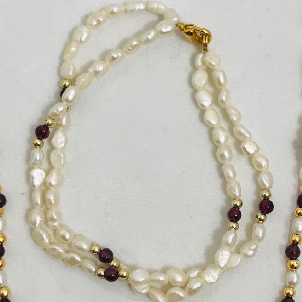 ❌SOLD❌Vintage Rice Pearl Set - Picture 5 of 5